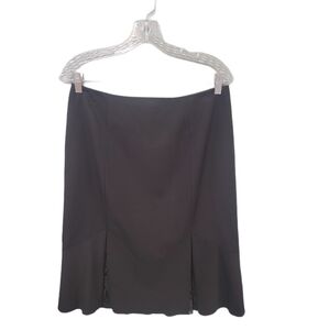Nine West Black Career Business Pencil‎ Midi Skirt Size 6
